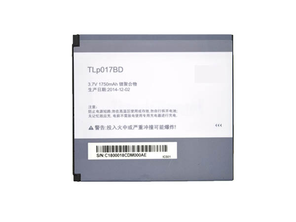 Batterie interne smartphone TLp017BD