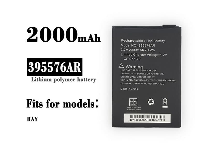 Batterie interne smartphone 395576AR