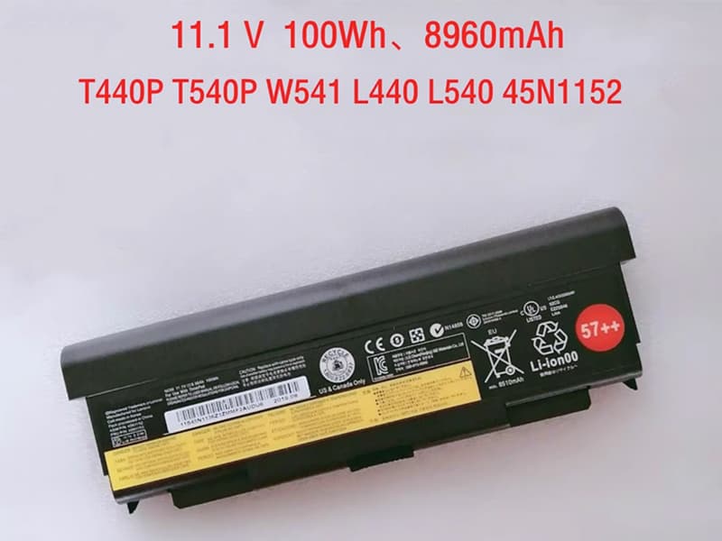 Batterie ordinateur portable 45N1152