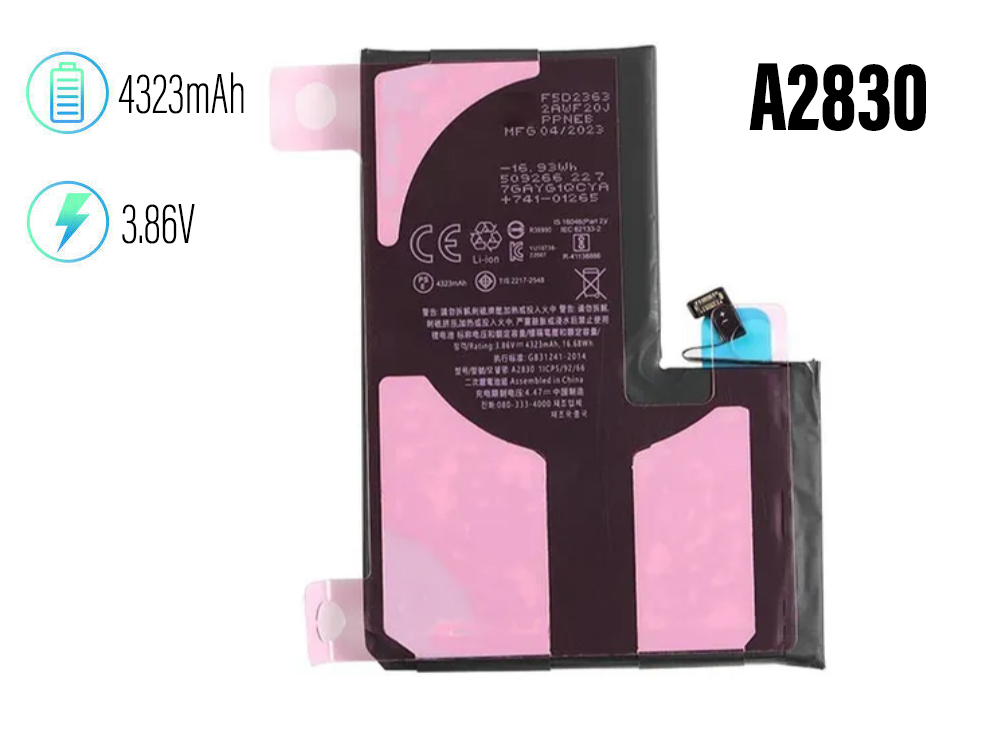 Batterie interne smartphone A2830
