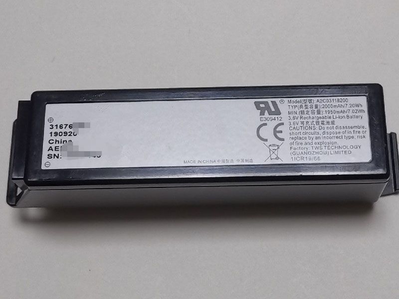Batterie interne A2C03118200