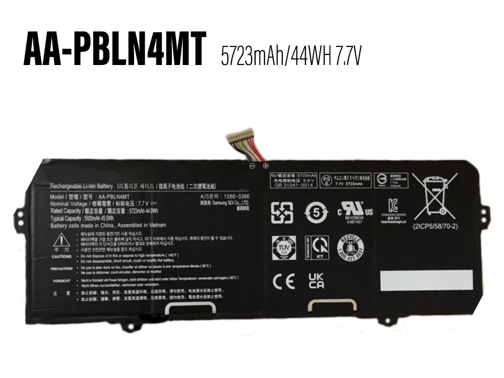 Batterie ordinateur portable AA-PBLN4MT 