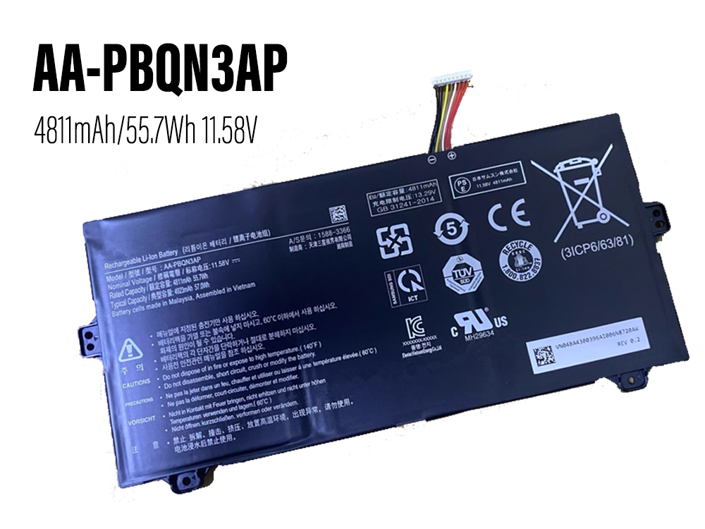 Batterie ordinateur portable AA-PBQN3AP