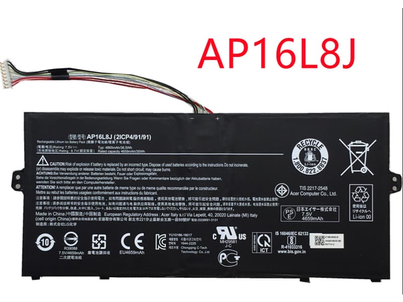 Batterie ordinateur portable AP16L8J