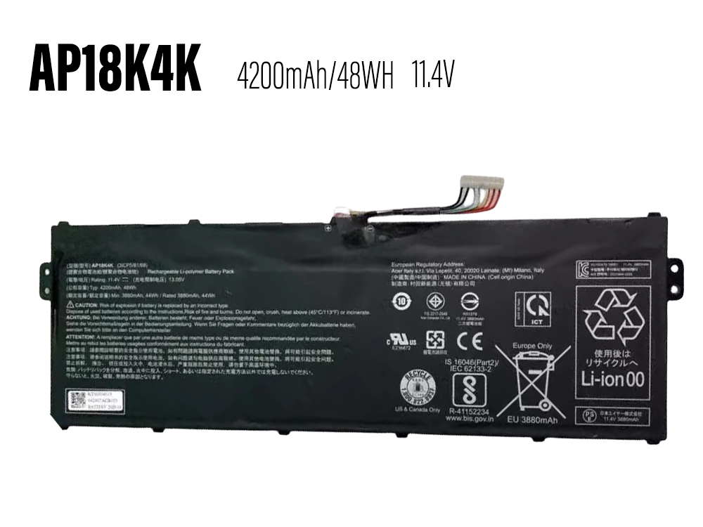 Batterie ordinateur portable AP18K4K 