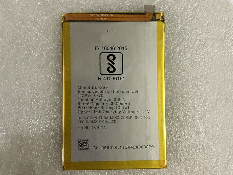 Batterie interne smartphone BL-S8V 