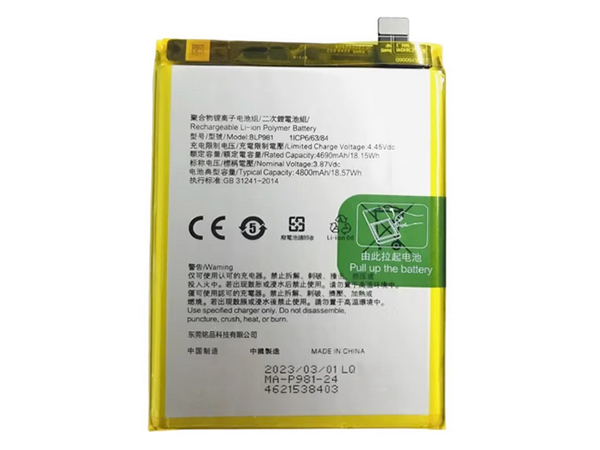Batterie interne smartphone BLP981