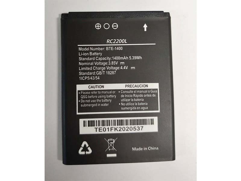 Batterie interne smartphone BTE-1400