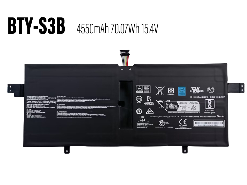 Batterie ordinateur portable BTY-S3B