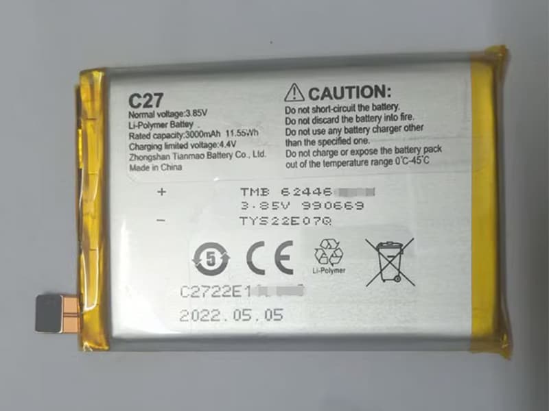 Batterie interne smartphone C27