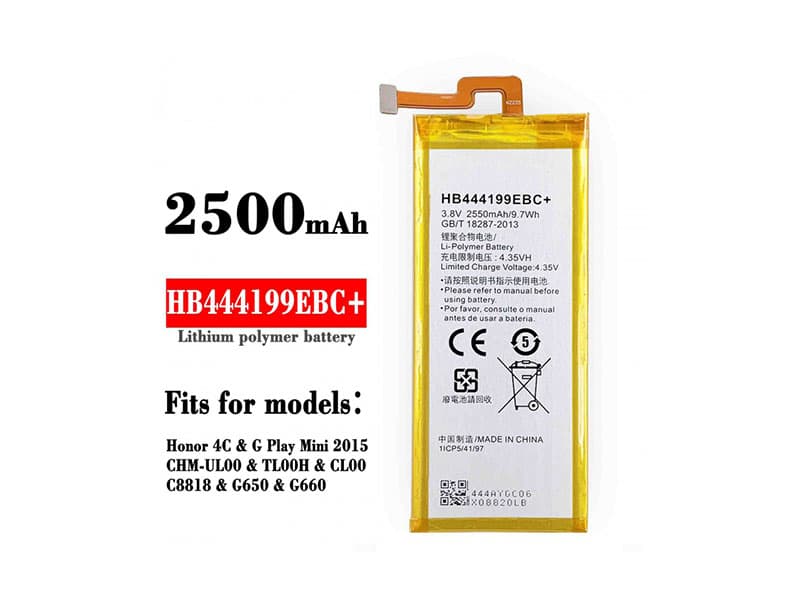 Batterie interne smartphone HB444199EBC+