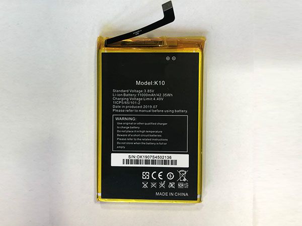 Batterie interne smartphone K10