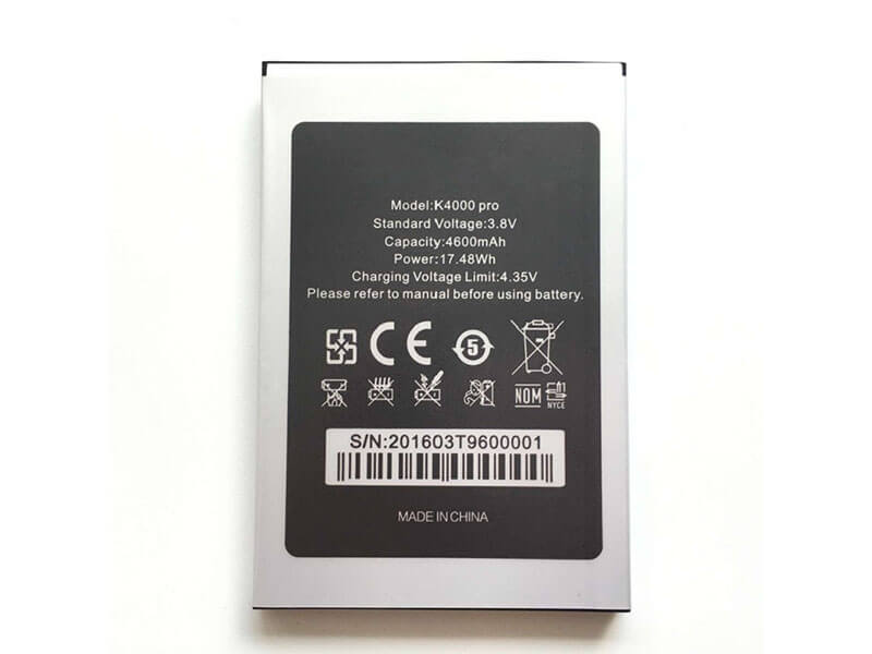 Batterie interne smartphone K4000_Pro