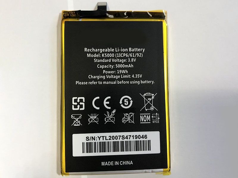 Batterie interne smartphone K5000