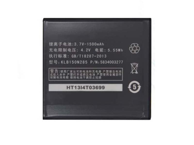 Batterie interne smartphone KLB150N285