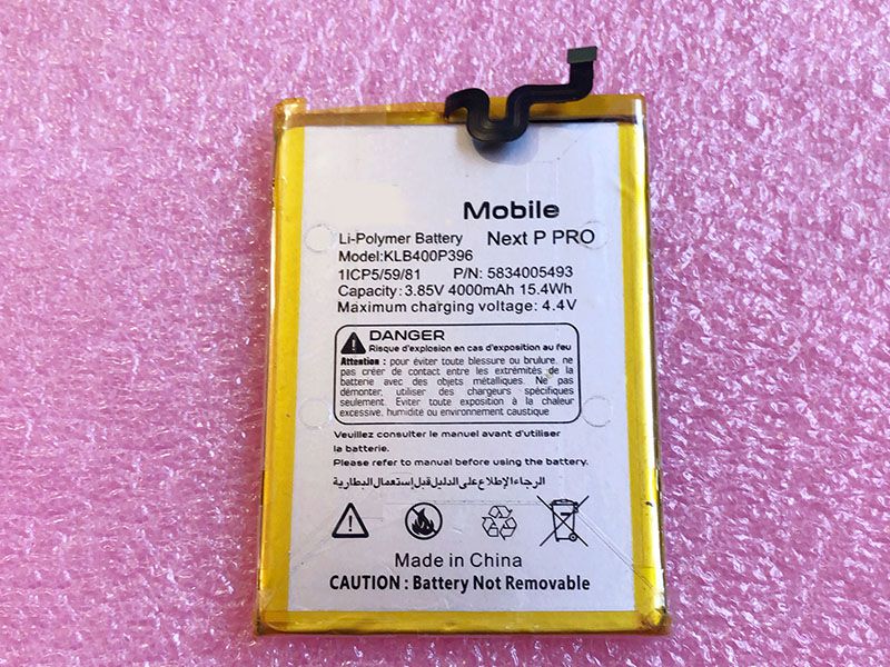 Batterie interne smartphone KLB400P396