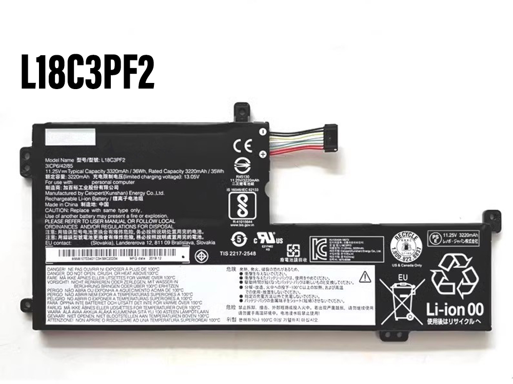 Batterie ordinateur portable L18C3PF2
