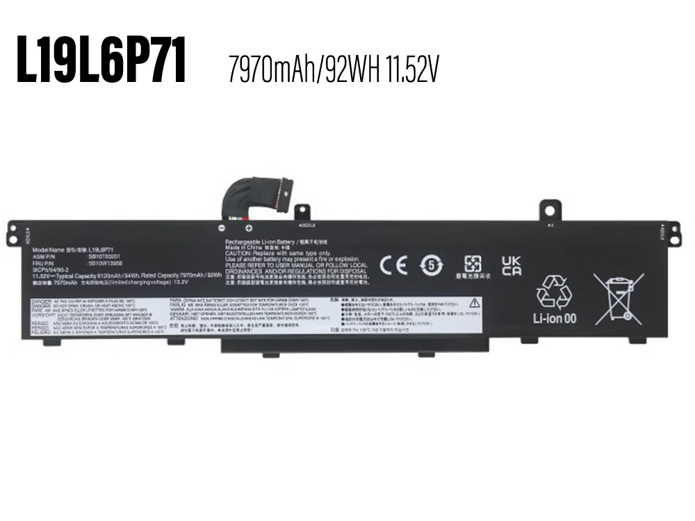 Batterie ordinateur portable L19L6P71