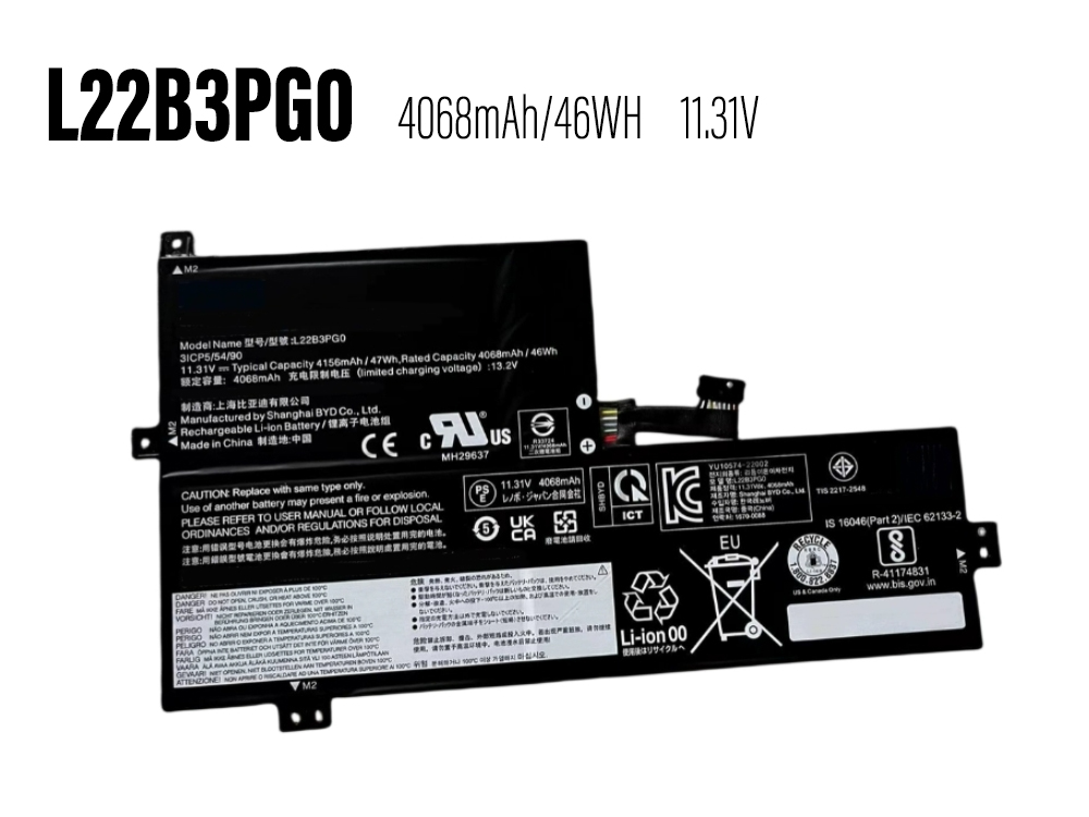 Batterie ordinateur portable L22B3PG0