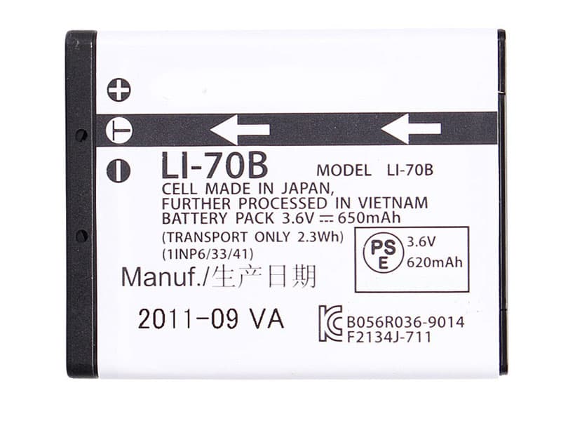 Batterie interne LI-70B