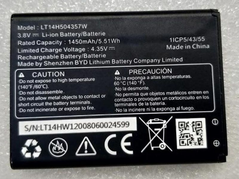 Batterie interne smartphone LT14H504357W
