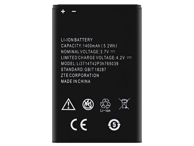 Batterie interne smartphone Li3714T42P3H765039