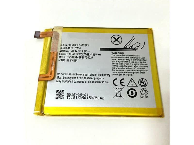 Batterie interne smartphone Li3825T43P3h736037