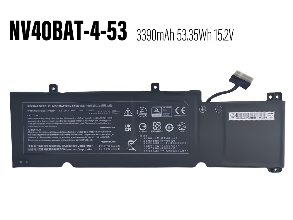 Batterie ordinateur portable NV40BAT-4-53 
