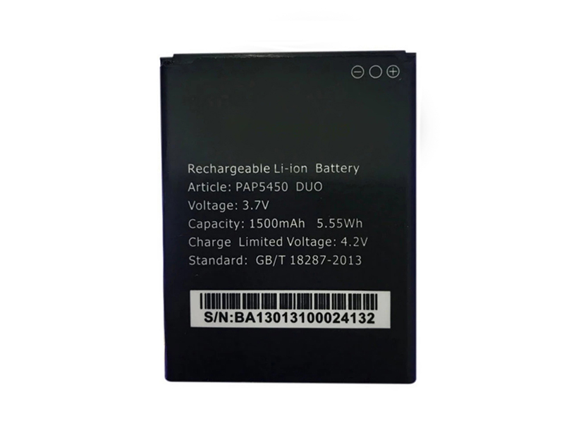 Batterie interne smartphone PAP5450-DUO