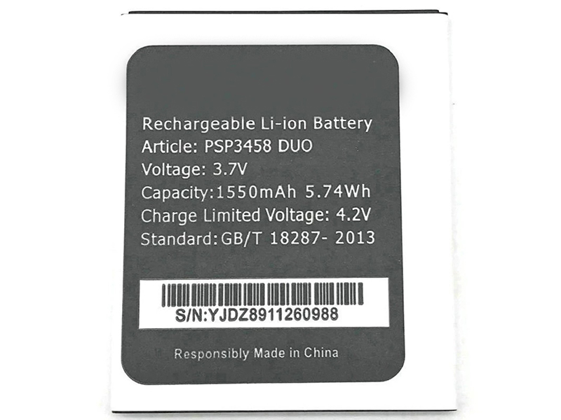 Batterie interne smartphone PSP3458-DUO