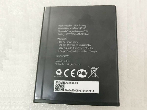 Batterie interne smartphone NBL-43A2300