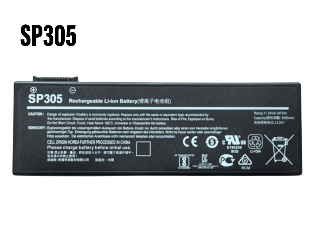 Batterie interne SP305