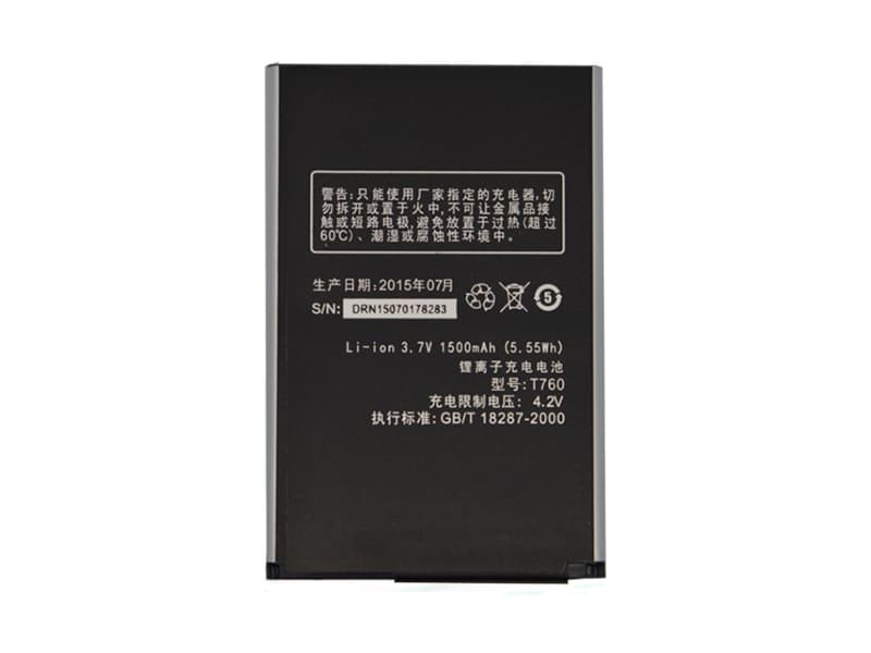 Batterie interne smartphone T760