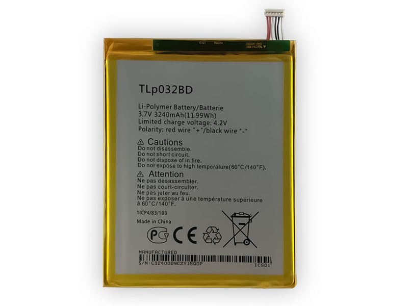 Batterie interne tablette TLP032BD