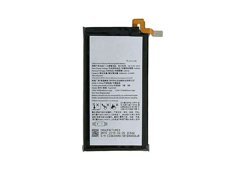 Batterie interne smartphone Tlp035B1