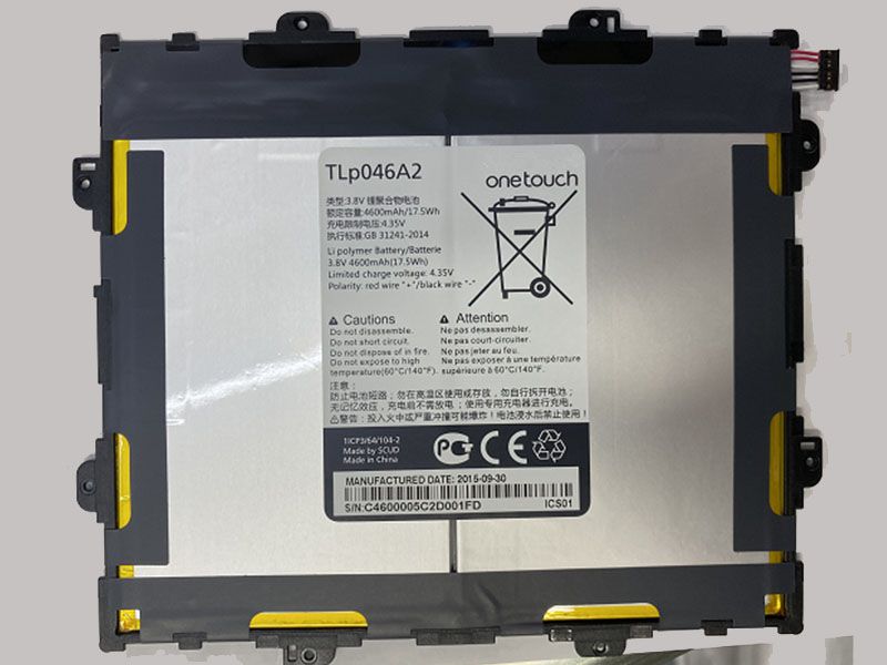 Batterie interne tablette TLP046A2