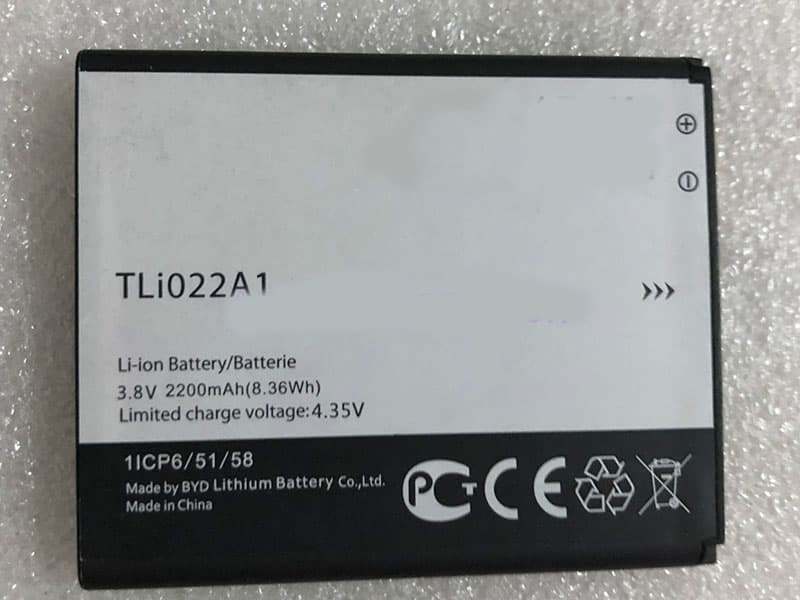 Batterie interne smartphone TLi022A1