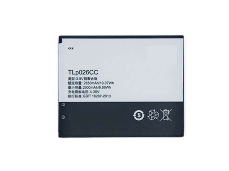 Batterie interne smartphone TLp026CC