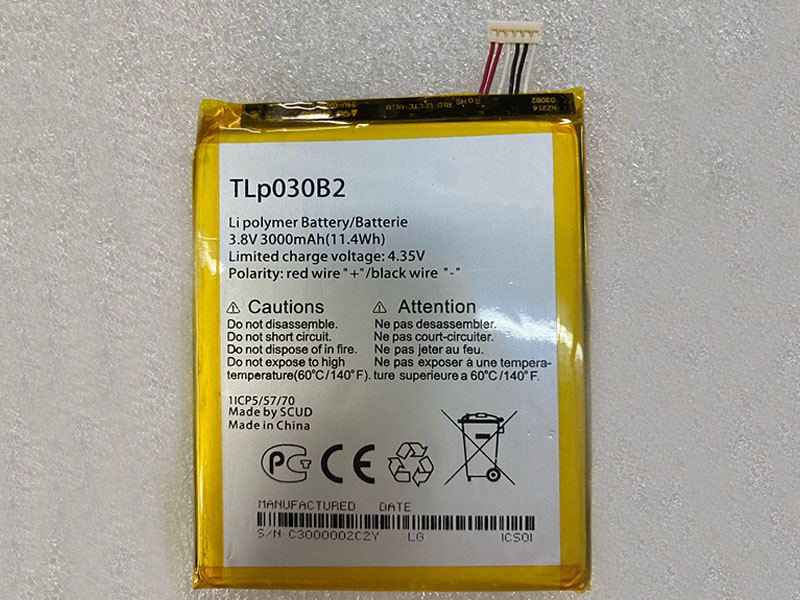 Batterie interne TLp030B2