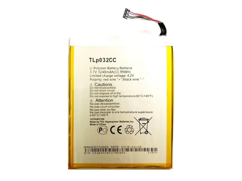 Batterie interne tablette TLp032CC