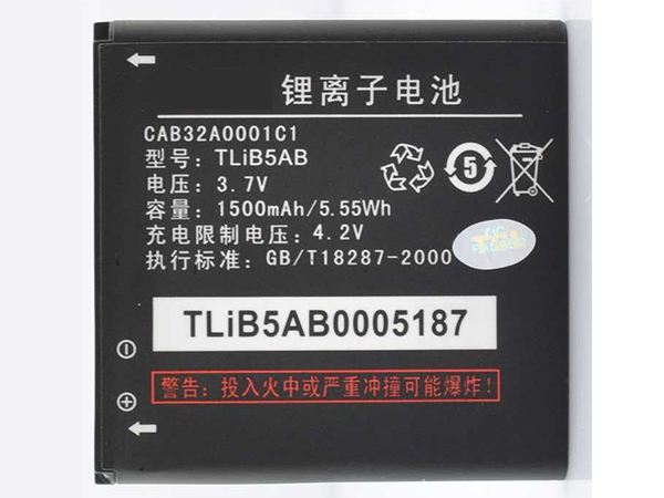 Batterie interne smartphone TLiB5AB