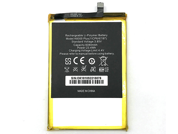 Batterie interne smartphone K6000_Plus