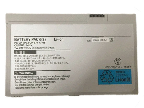 Batterie ordinateur portable PC-VP-BP92