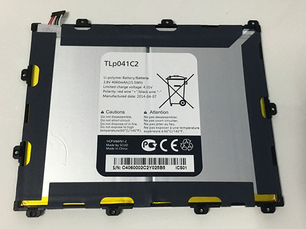 Batterie interne tablette TLp041C2