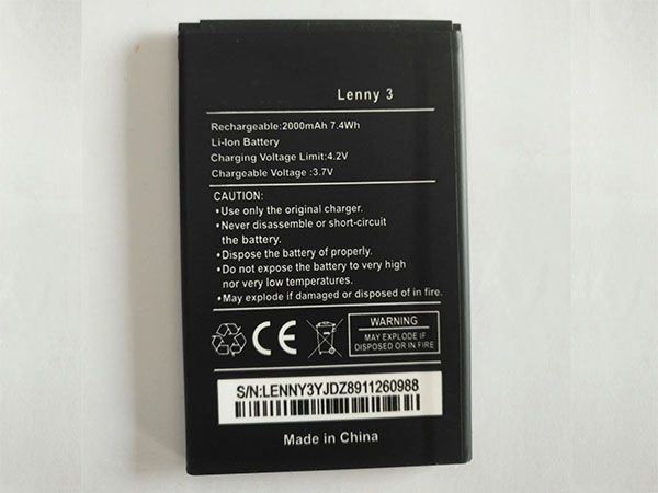 Batterie interne smartphone lenny3